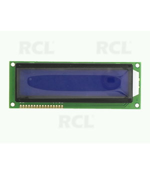 LCD module LCD1602, black background, red words, 5VDC  PLSC1602JX.jpg