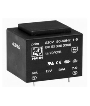 TRANSFORMER 3VA 12V 0.25A BVEI3052052 TJH1203.jpg