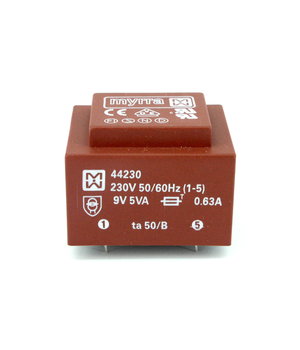 TRANSFORMER 5VA 9V 0.556A MT609-1 TJM0905.jpg