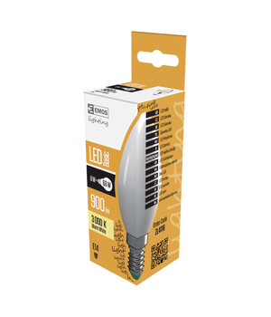 LEMPUTĖ LED 8.3W E14 900lm šiltai balta, senas atitikmuo:66W, 3000K, mait.:230VAC VLE14_08_BS+1.jpg