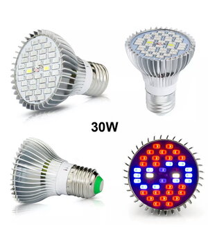 AUGALŲ AUGINIMO LEMPUTĖ LED 30W, E27, pilno spektro VLE27_30_FS+0.jpg