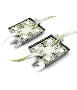 MODULIS 4x SMD LED 12V žalias 1W metalinis hermetiškas korpusas VLED43BX+1.jpg