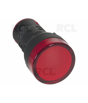 ЛАМПОЧКА LED ø28mm 12V красная VLLI002R.jpg