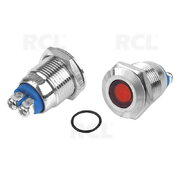 LEMPUTĖ LED 14mm 230V metalinė raudona VLLI014R.jpg