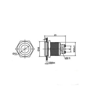 ЛАМПОЧКА LED ø18mm 12V M16, зеленая VLLI018X+1.jpg