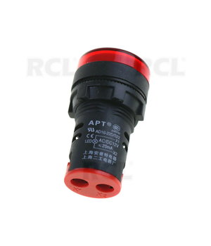 LEMPUTĖ LED signalinė ø20mm  220VAC, raudona AD16-22DS VLLI03R12+1.jpg