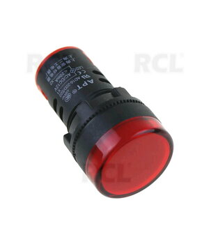 LEMPUTĖ LED signalinė 27mm 12V raudona AD16-22DS VLLI03R12.jpg