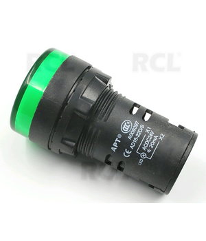 LEMPUTĖ LED signalinė ø27mm 12V, žalia, AD16-22DS VLLI03Z12+1.jpg
