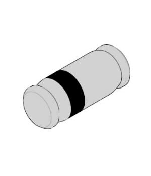 LL4148 SMD диод 100В 0.15A 0.5W 4ns, MiniMelf (SOD80) XXBAV103.jpg