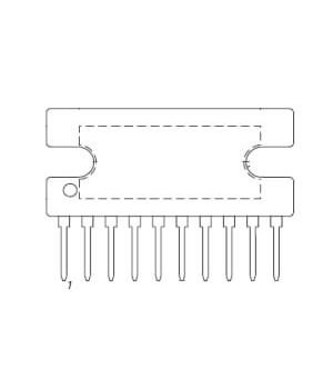 LA4461N усилитель мощности 1x12W 13.2V SIP10H

 XXM_SIP-10HH.jpg